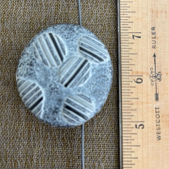 Forlano + Ford necklace on 18” oxidized silver chain. Reversible. One of a kind. - Picture 13 of 13